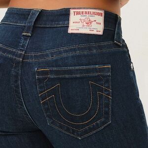 True Religion Womens Midrise Curvy Skinny Jeans Sz 29